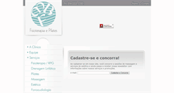 Desktop Screenshot of mbf-fisio.com.br