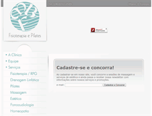 Tablet Screenshot of mbf-fisio.com.br